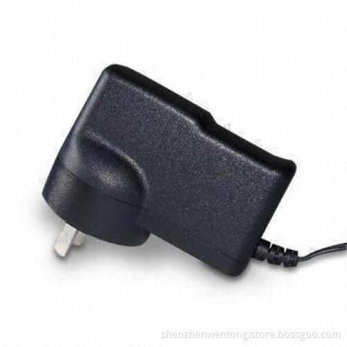 SAA Power Supply with 100 to 240V Input Voltage, 50/60Hz Frequency and 5.5 x 2.1mm DC Jack